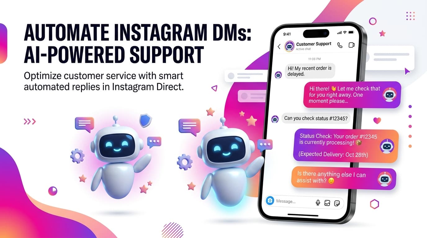 Como automatizar respostas no Instagram (DMs e comentários) com IA em 2026